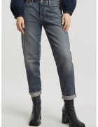 G-STAR Blugi crop cu croiala boyfriend Kate - Albastru prafuit