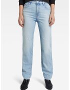 G-STAR Blugi drepti cu talie inalta Viktoria - Albastru pastel
