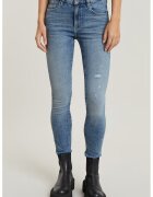 G-STAR Blugi skinny cu design 5 buzunare 3301 - Albastru prafuit