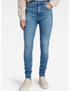 G-STAR Blugi skinny cu talie inalta Kafey - Albastru