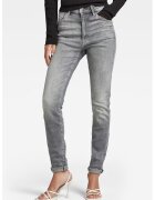 G-STAR Blugi skinny cu talie inalta Kafey Ultra - Gri inchis