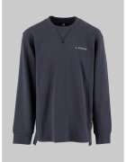 G-STAR Bluza cu decolteu la baza gatului si logo pe spate - Albastru inchis