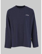 G-STAR Bluza cu imprimeu si decolteu la baza gatului - Crem/Bleumarin