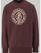 G-STAR Bluza de trening de bumbac cu logo - Rosu stins