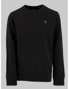 G-STAR Bluza de trening de bumbac - Negru