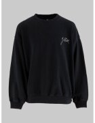 G-STAR Bluza de trening lejera cu logo - Negru