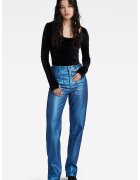 G-STAR Body slim fit din catifea - Negru