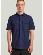 G-STAR Camasa slim-fit din bumbac Marine - Albastru indigo