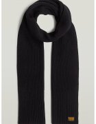 G-STAR Fular striat - Negru