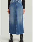 G-STAR Fusta din denim cu croiala dreapta Viktoria - Albastru