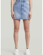G-STAR Fusta din denim cu talie inalta Viktoria - Albastru deschis
