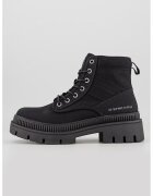G-STAR Ghete biker de piele nabuc sintetica Huntington - Negru