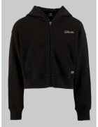 G-STAR Hanorac crop cu fermoar - Negru