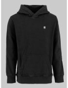 G-STAR Hanorac de bumbac cu buzunar kangaroo - Negru