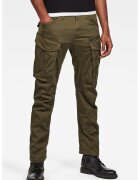 G-STAR Pantaloni cargo cu mansete cu snur si buzunare Rovic - Verde englez