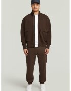 G-STAR Pantaloni cargo din bumbac organic Rovic - Maro inchis