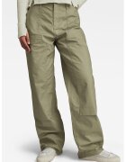 G-STAR Pantaloni cu croiala ampla si buzunare oblice - Verde sparanghel