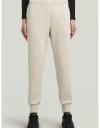 G-STAR Pantaloni de trening conici Premium Core - Alb/Crem