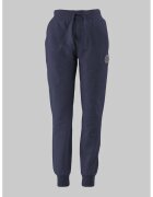 G-STAR Pantaloni de trening de bumbac cu snur - Albastru inchis