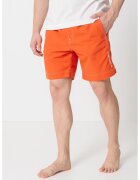 G-STAR Pantaloni scurti de baie cu buzunare si model uni - Coral/Alb murdar