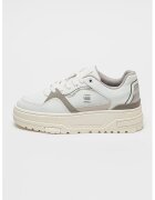 G-STAR Pantofi sport flatform cu garnituri din piele intoarsa Lhana III - Gri deschis/Alb optic/Alb murdar