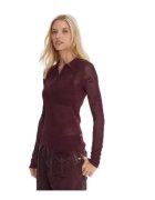 G-Star Raw Bluza dama - G Star Raw - viscoza/poliamida - bordeaux -