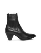 G STAR RAW Botine slip-on din piele naturala - Negru