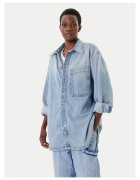 G-Star Raw Camasa din denim pentru femei albastru