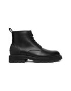 G-Star Raw Ghete barbati piele naturala - negru - cu fermoar - rotund