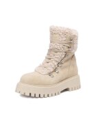 G STAR RAW Ghete dama bej - piele naturala - Bej