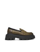 G-Star Raw piele naturala Raw verde Raw mocasini femeie verde CEO-WI34-JOSIA-04 mocasini dama