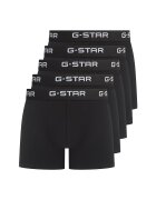 G-Star Raw Set de boxeri cu banda logo in talie - 5 perechi - Negru