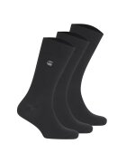 G-Star Raw Set de sosete lungi cu logo brodat - 3 perechi - Negru