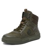 G STAR RAW Tenisi dama - kaki - piele naturala - Kaki