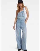 G-STAR Salopeta din denim cu aspect decolorat - Albastru deschis