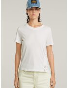G-STAR Tricou din bumbac organic - Alb murdar