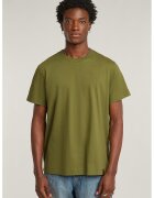 G-STAR Tricou lejer de bumbac organic Essential - Kaki pal