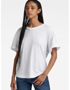 G-STAR Tricou lejer din bumbac organic - Alb