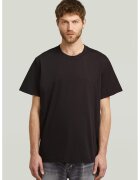 G-STAR Tricou lejer din bumbac organic cu model uni - Negru stins