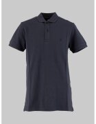 G-STAR Tricou polo de bumbac cu logo - Albastru prafuit