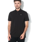 G-STAR Tricou polo Dunda - Alb/Negru