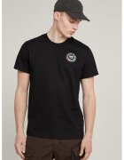 G-STAR Tricou regular-fit din bumbac organic - Negru