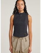 G-STAR Vesta cambrata din denim - Gri antracit