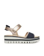 Gabor Sandale dama - 64.629.16 - Piele naturala - 39 EU - Bleumarin/Auriu - Auriu/Bleumarin
