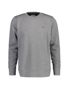 Gant Bluza de trening regular fit cu decolteu la baza gatului Shield - Gri