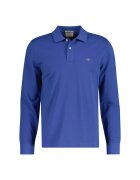 Gant Bluza polo regular fit Shield - Albastru