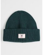 Gant Caciula striata din amestec de bumbac si lana cu logo - Verde aquamarin
