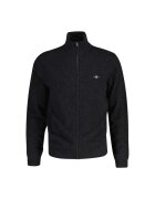 Gant Cardigan din amestec de lana cu fermoar - Gri antracit