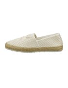 Gant Espadrile din material textil Raffiaville - Maro/Alb murdar