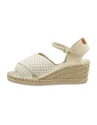 Gant Espadrile wedge Luliza - Alb murdar